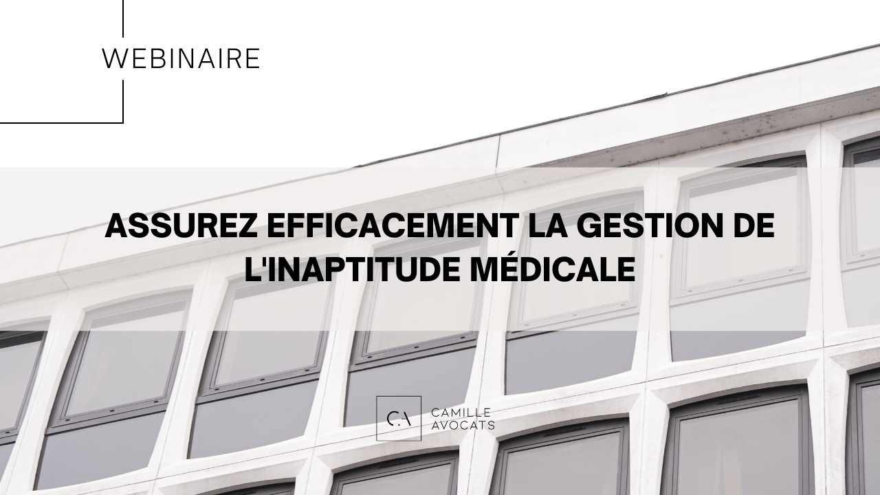 [REPLAY WEBINAIRE] Assurez efficacement la gestion de l'inaptitude médicale